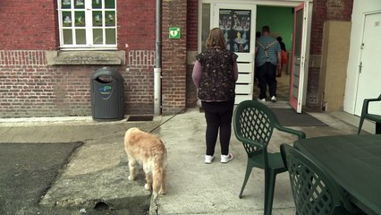 France: Dogs help treat mental health patients in hospital