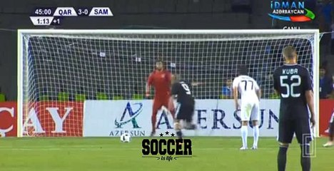Ndlovu D. (Penalty) Goal HD - Qarabag (Aze)	3-0	Samtredia (Geo) 11.07.2017