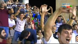 Dino Ndlovu penalty Goal HD - Qarabag 3 - 0 Samtredia - 11.07.2017 (Full Replay)