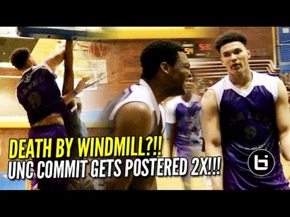 Death by Windmill?!! UNC Commit Gets Windmilled On then Postered AGAIN!