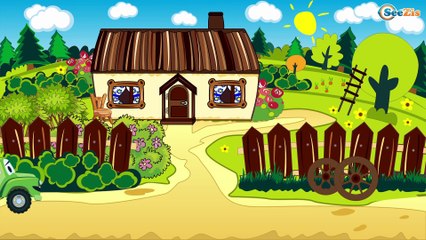 Cars for kids - The Blue Police Car - Car Videos CV - Power Wheels PW