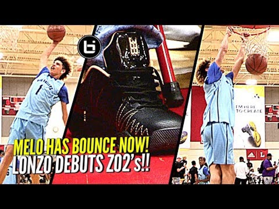 LaMelo Ball DUNKING WITH EASE NOW + Lonzo Debuts His ZO2 Shoes In Public!!