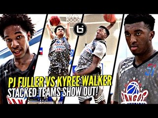 Kyree Walker vs PJ Fuller WAS TOO LIT!!! Stacked Teams DUNKING ON Each Other!!