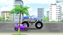 The Tow Truck's Car Service and Blue the Monster Truck | Cars cartoons for kids