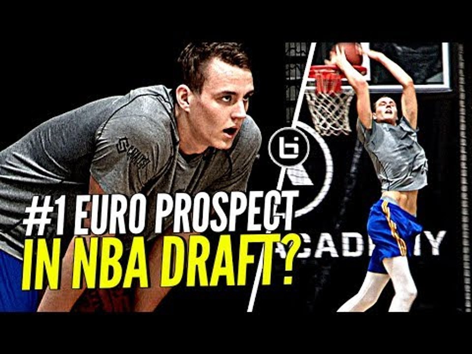 #1 Euro Prospect In NBA Draft? 7'2" Anzejs Pasecniks NBA Draft Workout Session!