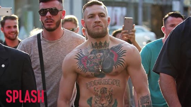 Conor McGregor Walks Through Beverly Hills Without a Shirt