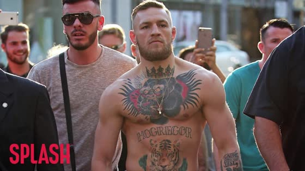 Conor McGregor Walks Through Beverly Hills Without a Shirt
