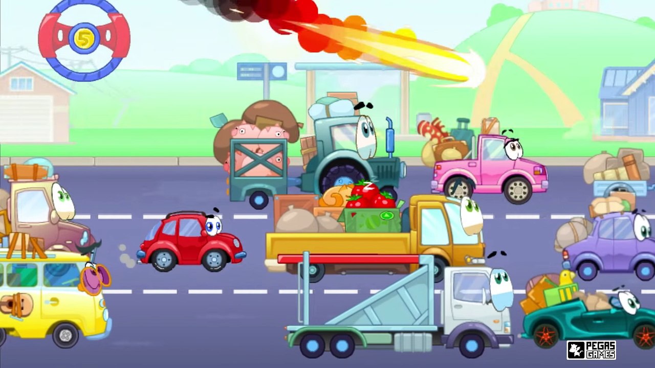 ✔  Voiture de course pour bébés. Dessins animé voiture. Tiki Taki Bébé. Série 9 ✔