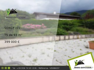 T5 A vendre Sergy 93m2 - 399 000 Euros