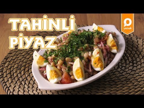 Tahinli Piyaz Tarifi - Onedio Yemek - Pratik Yemek Tarifleri