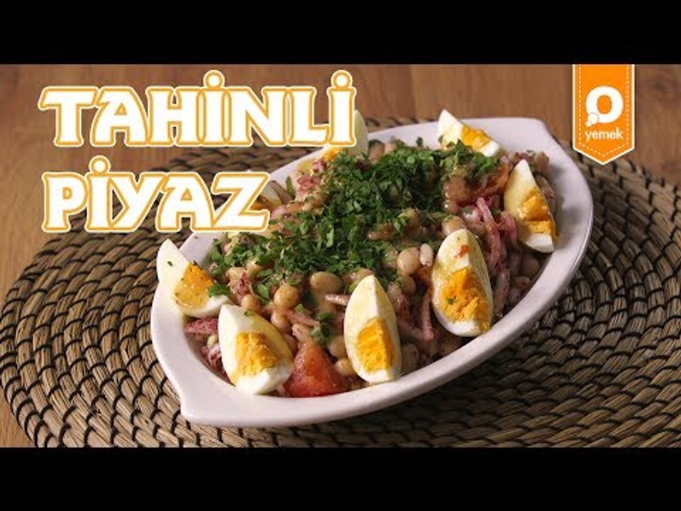 Tahinli Piyaz Tarifi - Onedio Yemek - Pratik Yemek Tarifleri