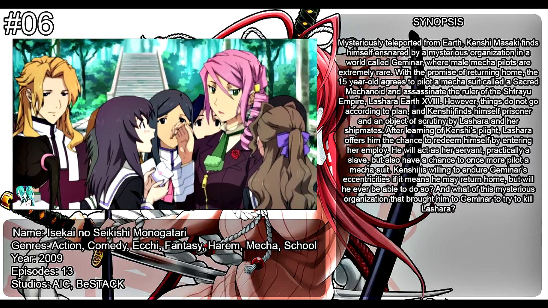 Top 10 Best Romance/Action/Harem/Comedy  Anime