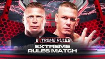 WWE John Cena vs Brock lesnar Extreme Rules 2012 Full Match Highlight Most Extreme Match In WWE