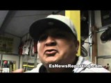 henry ramirez and robert garcia kicking it  - esnews boxing