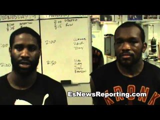 afolabi interviews smith and ennis - esnews boxing