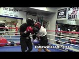 Gennady Golovkin sparring Farah Ennis - esnews boxing