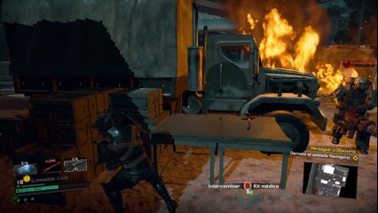 Dead Rising 4, Gameplay Historia 5, El parque de bomberos el soldado flamigero y la milicia