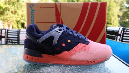 Saucony Summer Nights Limited to 500 Pairs Detailed Look On Foot