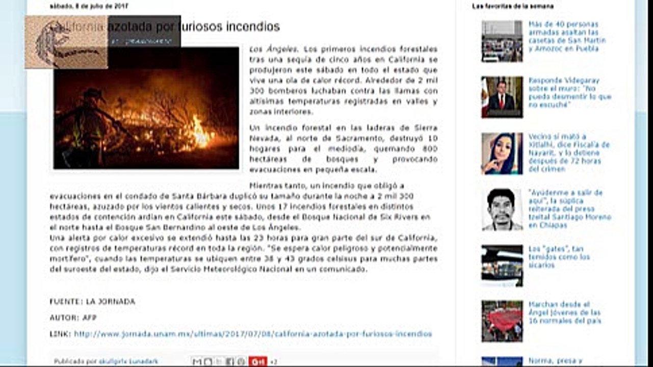 California Estados Unidos como todos los años ardiendo