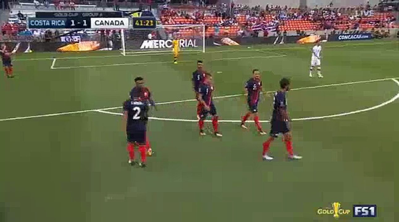 Francisco Calvo Goal HD - Costa Rica 1-1 Canada 11.07.2017