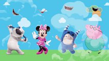 Wrong Mouth Oddbods Minnie Mouse Peppa Pig Talking Tom Finger Family Song For Kids