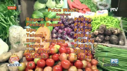 PRICE WATCH: Presyo ng mga gulay sa New Farmers' Market sa Cubao