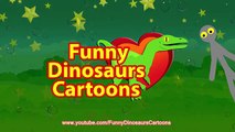 Funny Dinosaurs Cartoons for Children  Dinosaurs and Gray Alien  Cartoons for Kids