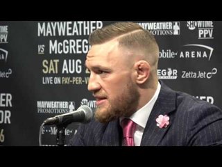 Conor McGregor Threatens Floyd Mayweather EsNews Boxing