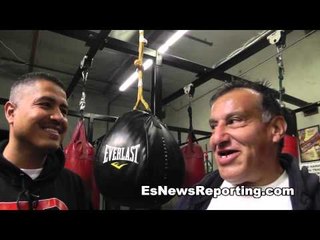 john molina jr on sparring mikey garcia  - esnews boxing