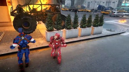 Captain America & Bucky vs Iron man - Epic Battle!