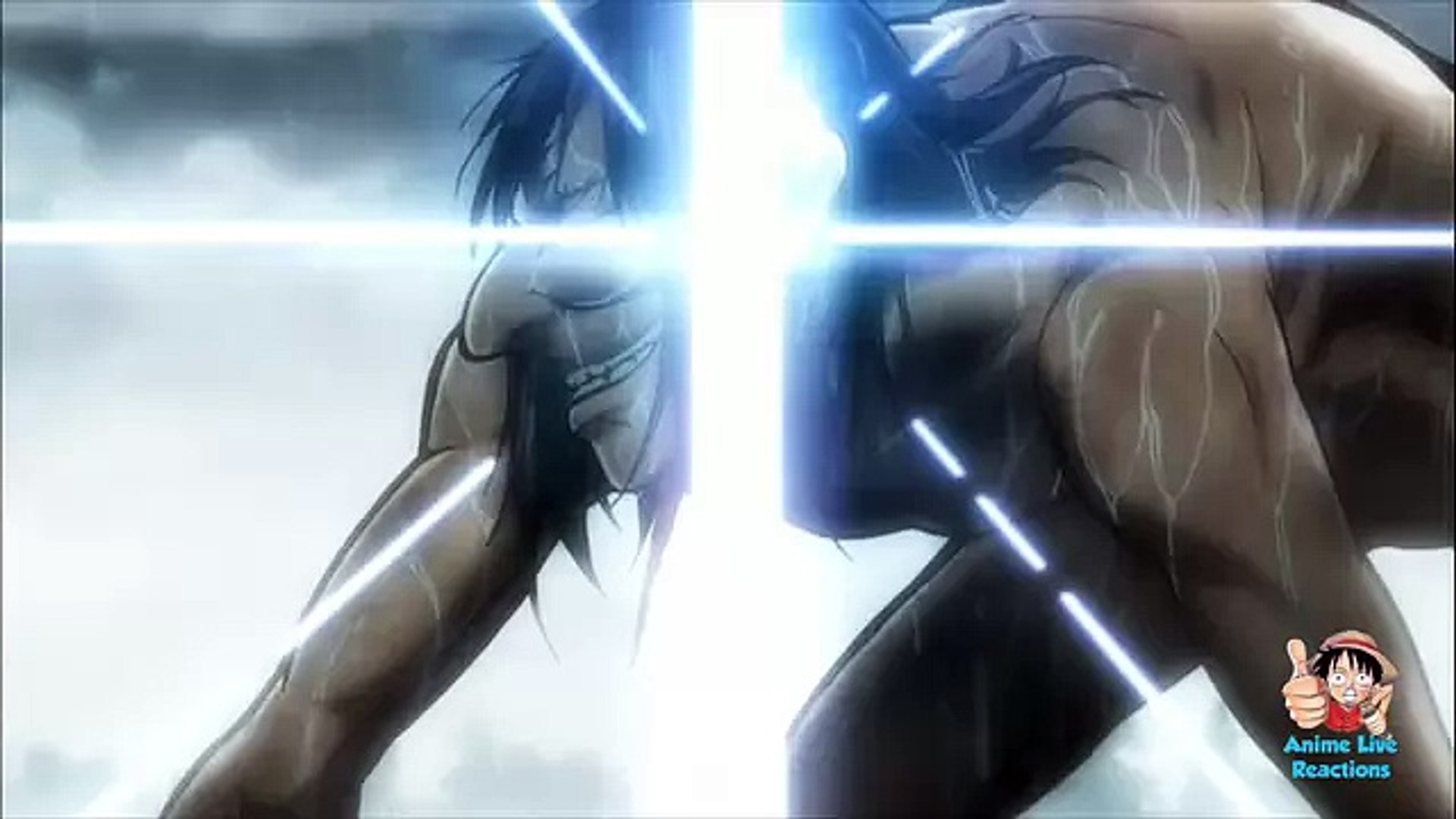Levi dá uma surra no Titan Bestial - Shingeki no Kyojin Dublado