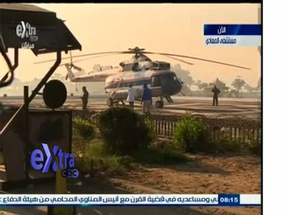 #غرفة_الأخبار | شاهد…لحظة نقل مبارك من مستشفى المعادي لمقر المحاكمة والنطق بالحكم النهائي
