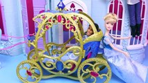 DISNEY PRINCESS CASTLE DOLLHOUSE New Storytime Princess Doll House   Frozen Elsa, Cinderel