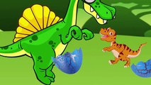 Funny Dinosaurs for Children 2017  Dinosaur Cartoons for Kids 2017  Curious George Monkey
