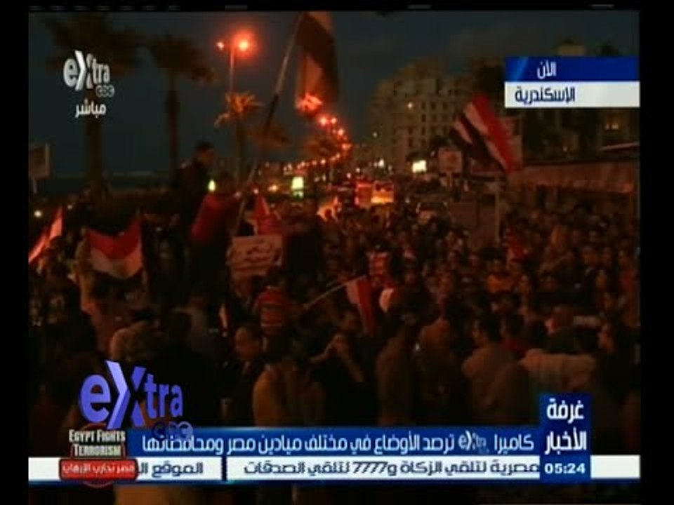 #غرفة_الأخبار | الهدوء يسود محافظات وميادين مصر...