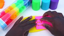 Argile couleur Comment Apprendre faire faire la modélisation broche jouer arc en ciel rouleau à Il Doh créer popsicle
