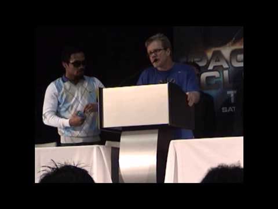 Manny Pacquiao After Clottey Fight  - esnews boxing