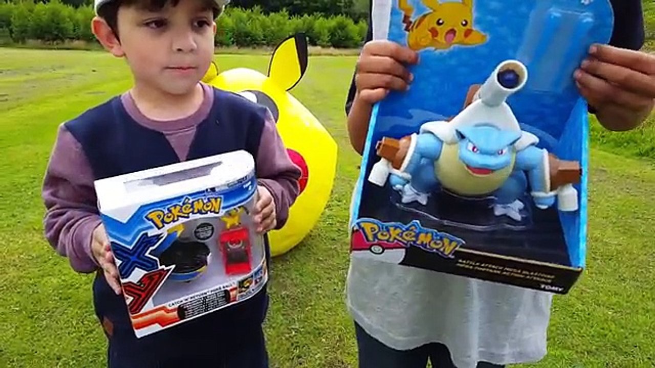 Pokemon Giant Toys Surprise Egg Opening Unboxing Fun With Ash Ketchum Pikachu Ckn Toys