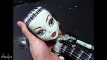Corpse Bride - Frankie Stein Monster High doll - custom repaint