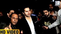 Varun Dhawan Mobbed By Fans While Leaving For IIFA 2017