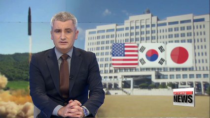 S. Korea, U.S., Japan vow 'maximum pressure' on N. Korea for dialogue
