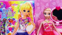 LISA FRANK Toys Paper Dolls Dress-Up Stickers Contest With Dresses, Shoes, Puppy & Kitten