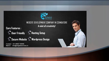 Website Development Company in Coimbatore - eDigital Services