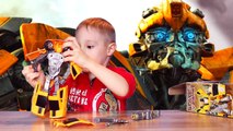 Abejorro coche juguete transformadores desembalaje máquina robot Transformers Autobot Bumblebee en el R /