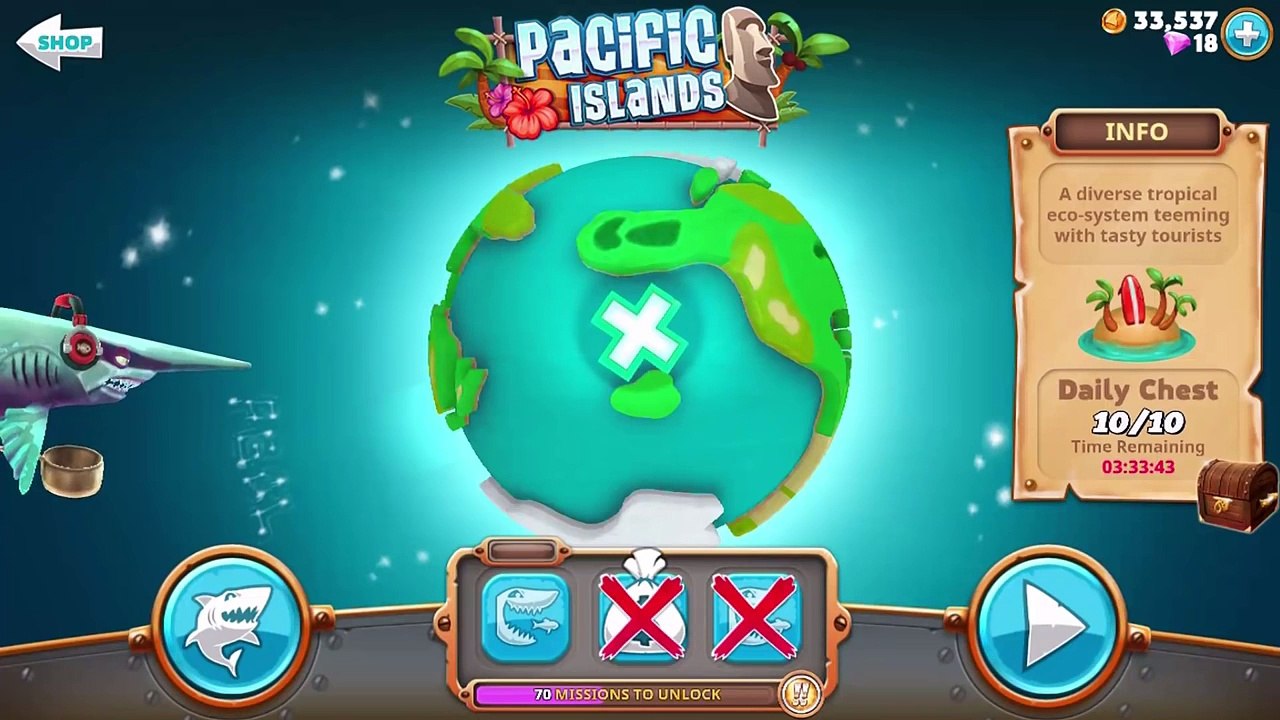 Hungry Shark World Goblin Shark VS Bull Shark VS MAKO Shark L SHARKS