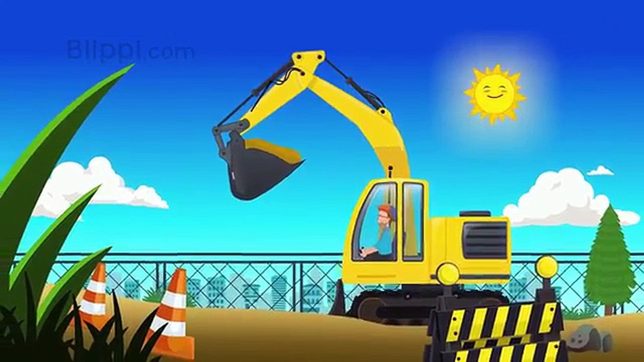 Niños construcción excavadoras para Niños camiones con Blippi | – Видео  Dailymotion
