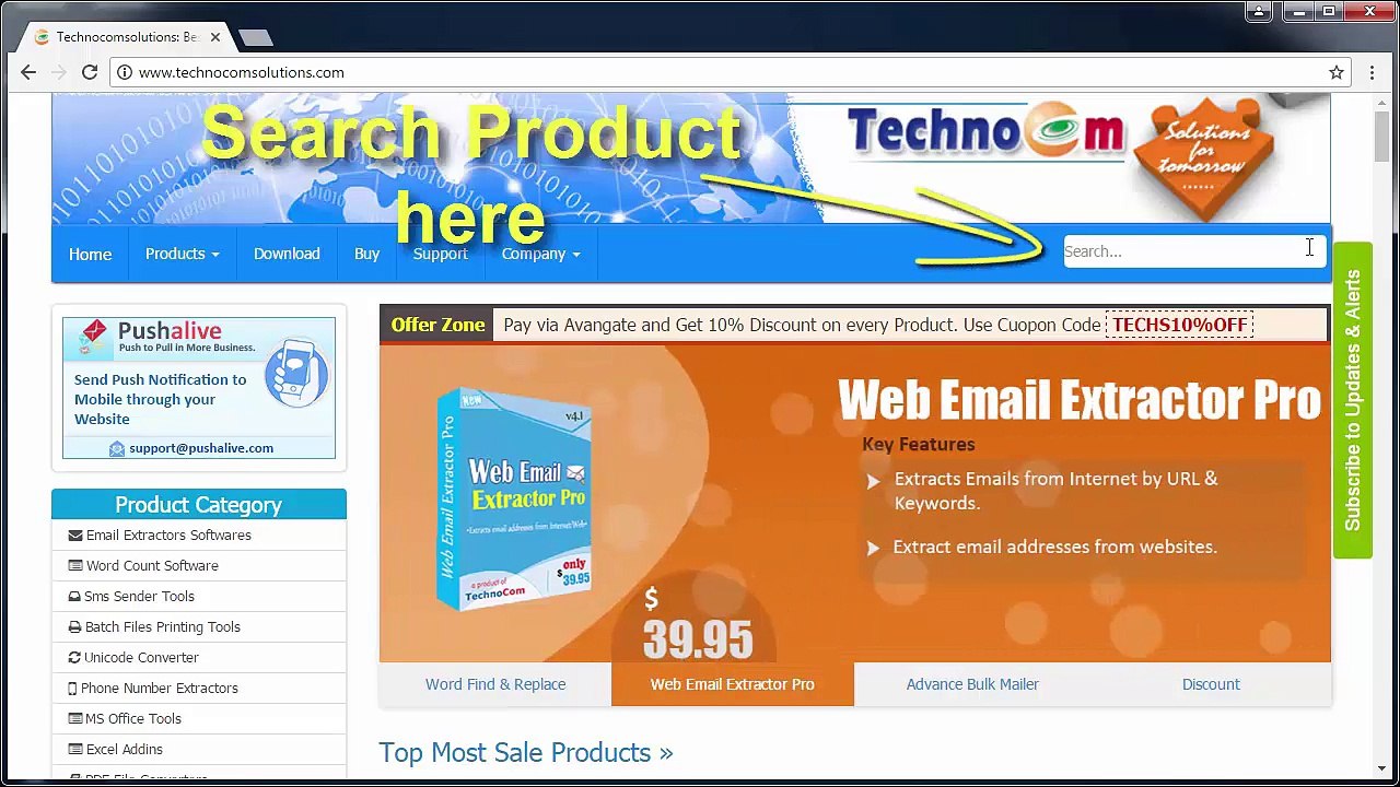 Web Email Extractor Pro-keyword
