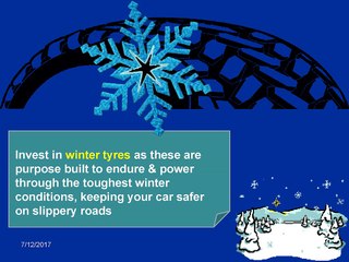 Which things are important when considering winter road trip?