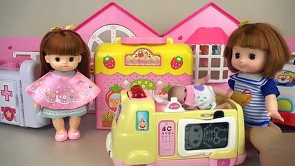Baby doll and Ambulance hosptal car toys doctor play