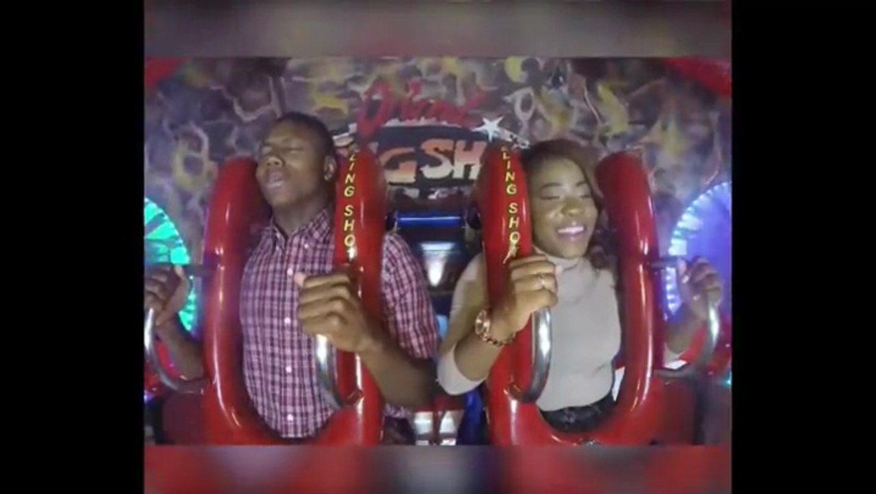 Sling Shot - un homme n'apprécie pas du tout l'attraction